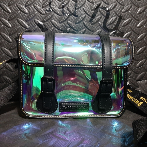 Dr. Martens Vegan Iridescent 7 Inch Crossbody Bag/satchel - Picture 5 of 12